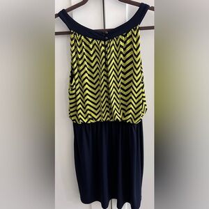 Enfocus Studio Tribal print sleeveless dress women’s 16